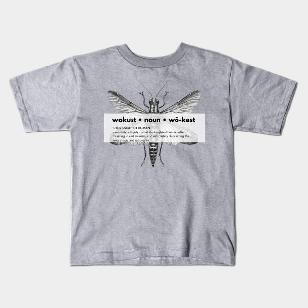 Wokust Dictionary Kids T-Shirt by w8what!?